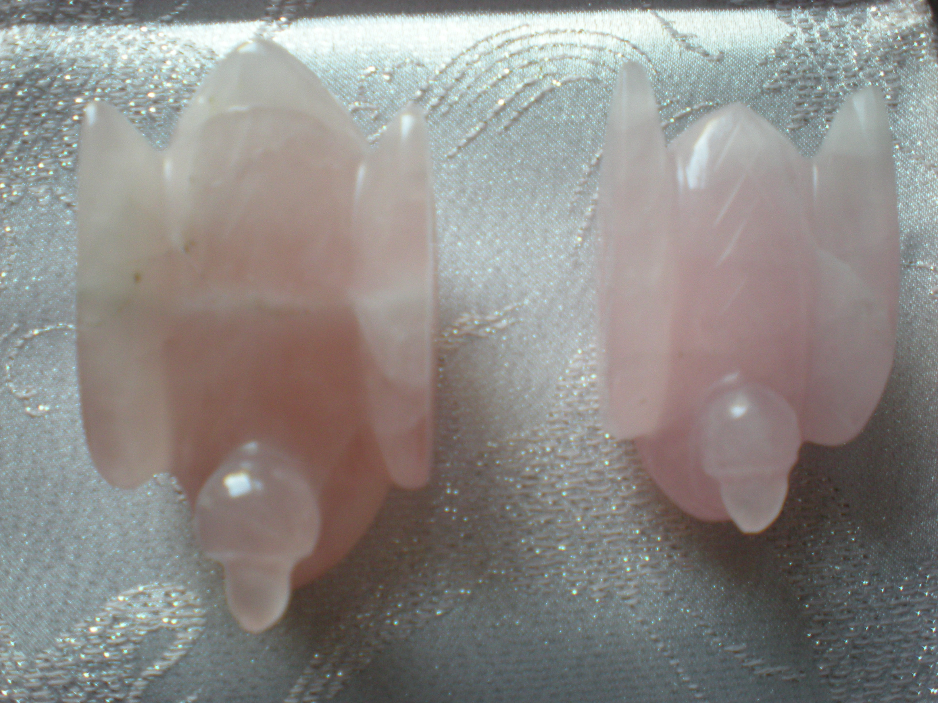 Rose Quartz Ducks